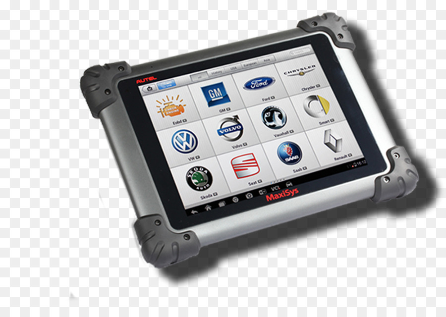 Tablet De Diagnóstico，Carro PNG