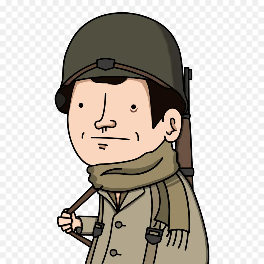 Soldado De Desenho Animado，Capacete PNG