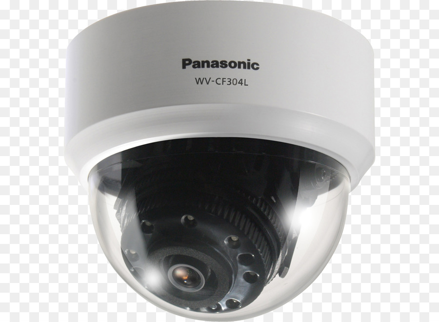 Panasonic，Panasonic Wvcf304le De Vigilância Câmera Dome Fixo PNG