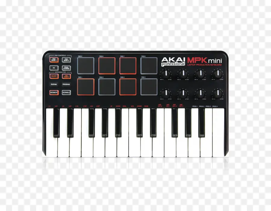 Teclado De Computador，Akai Professional Mpk Mini Mkii PNG