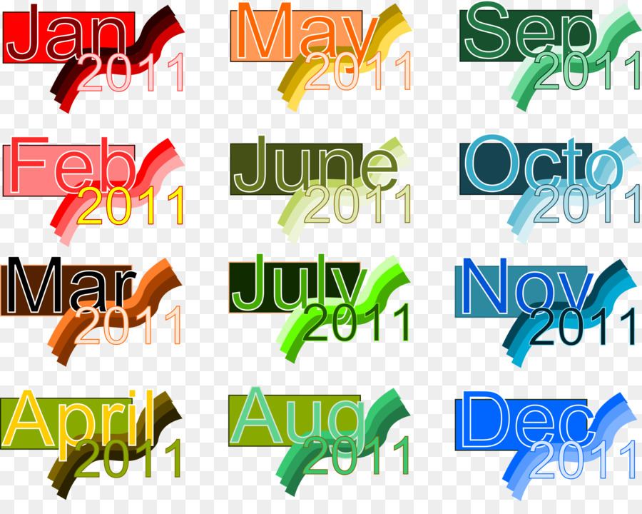 Calendário，Meses PNG