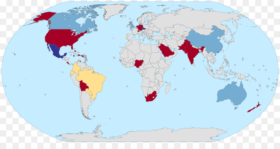 Mapa Mundial，Países PNG