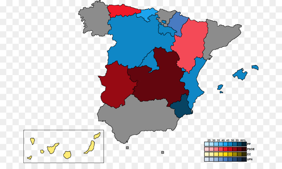 Mapa Da Espanha，Regiões PNG