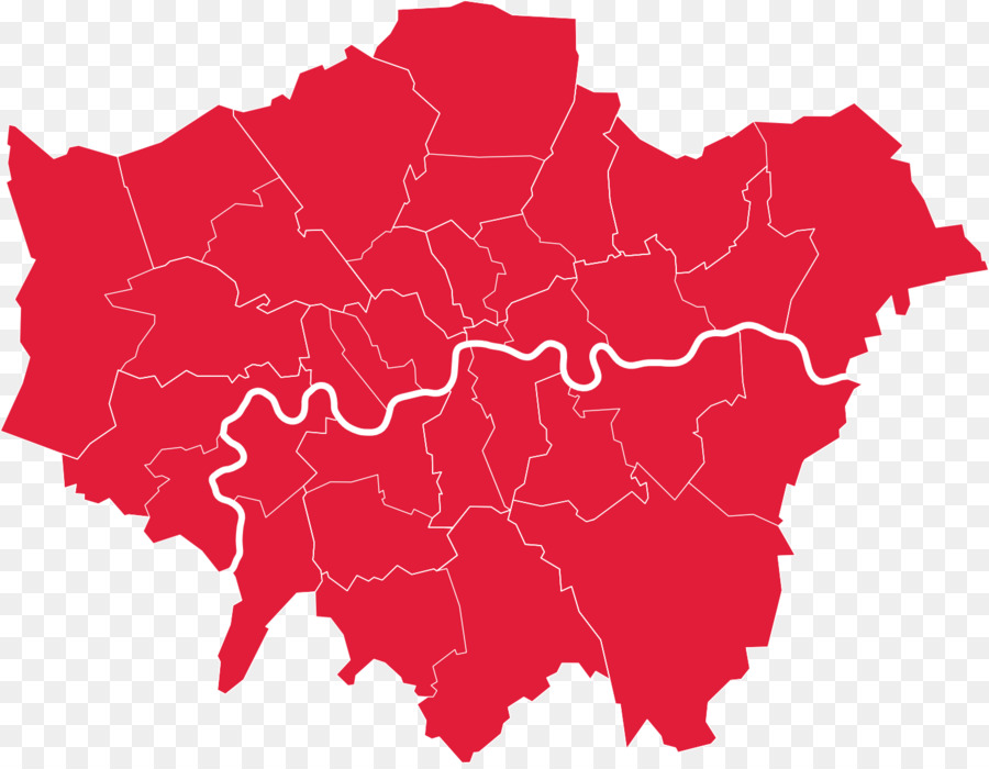 Mapa Vermelho，Londres PNG