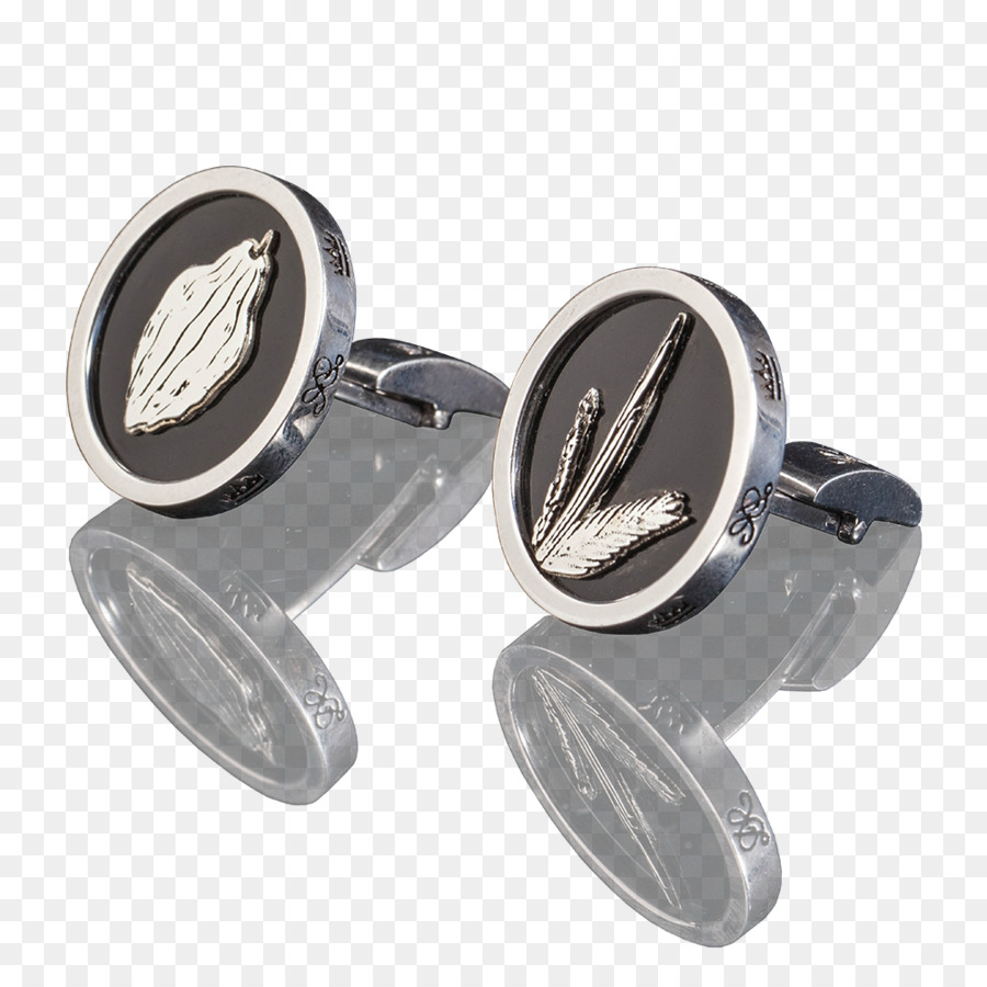 Cufflink，Prata PNG