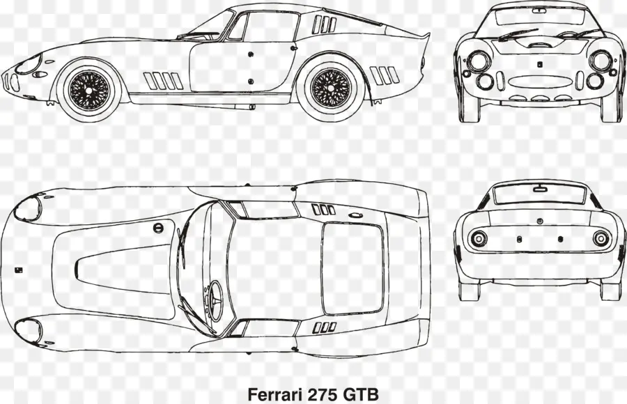 Ferrari 275 Gtb，Carro PNG