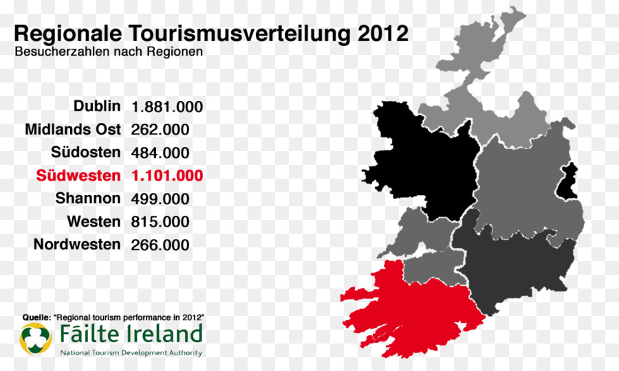 Irlanda，Mapa PNG