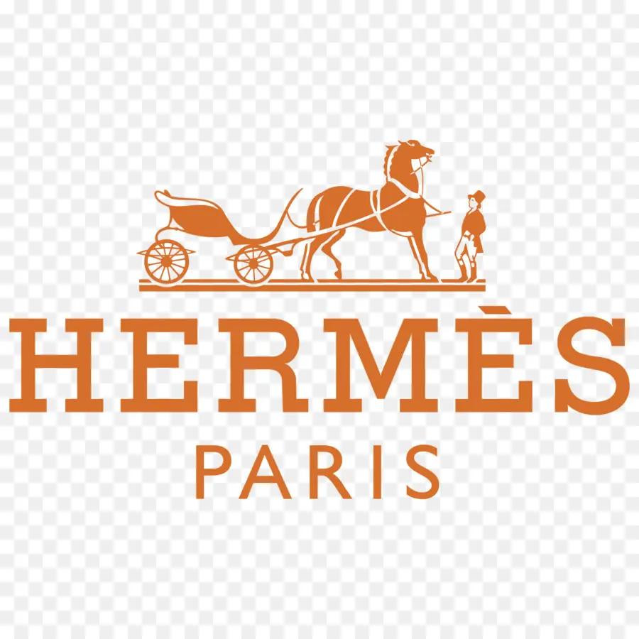 Hermès Logo，Laranja PNG