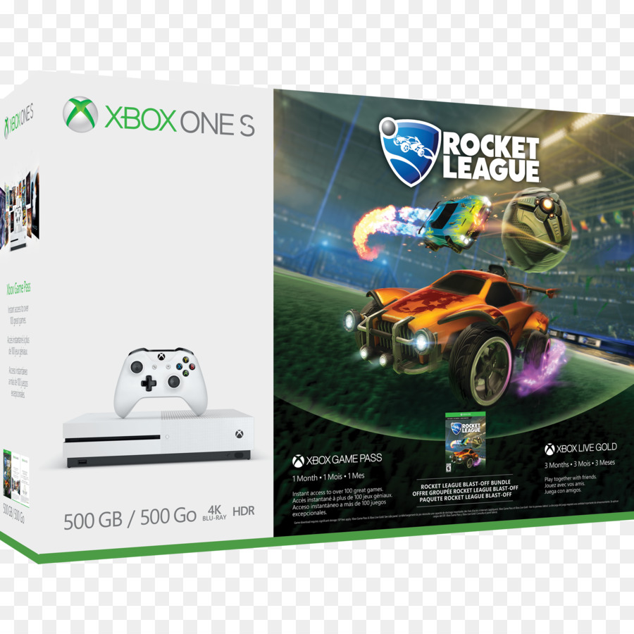 Xbox One S，Foguete League PNG