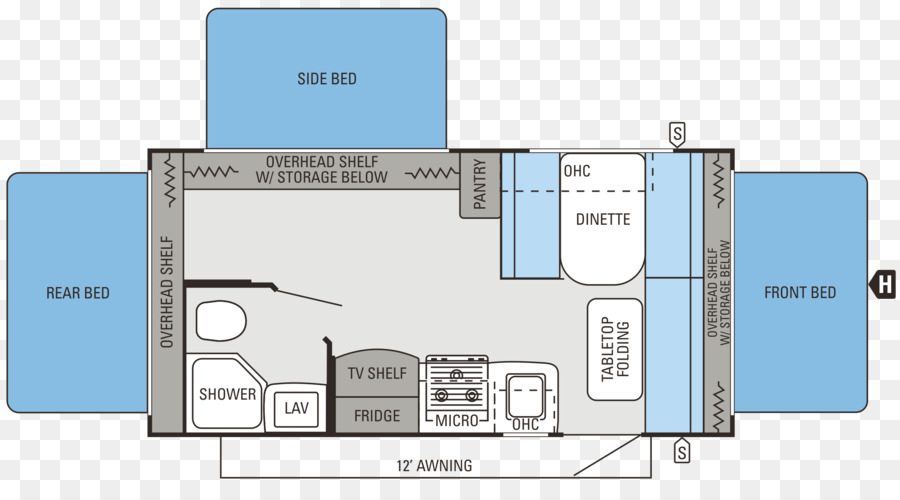 Layout De Trailer，Campista PNG