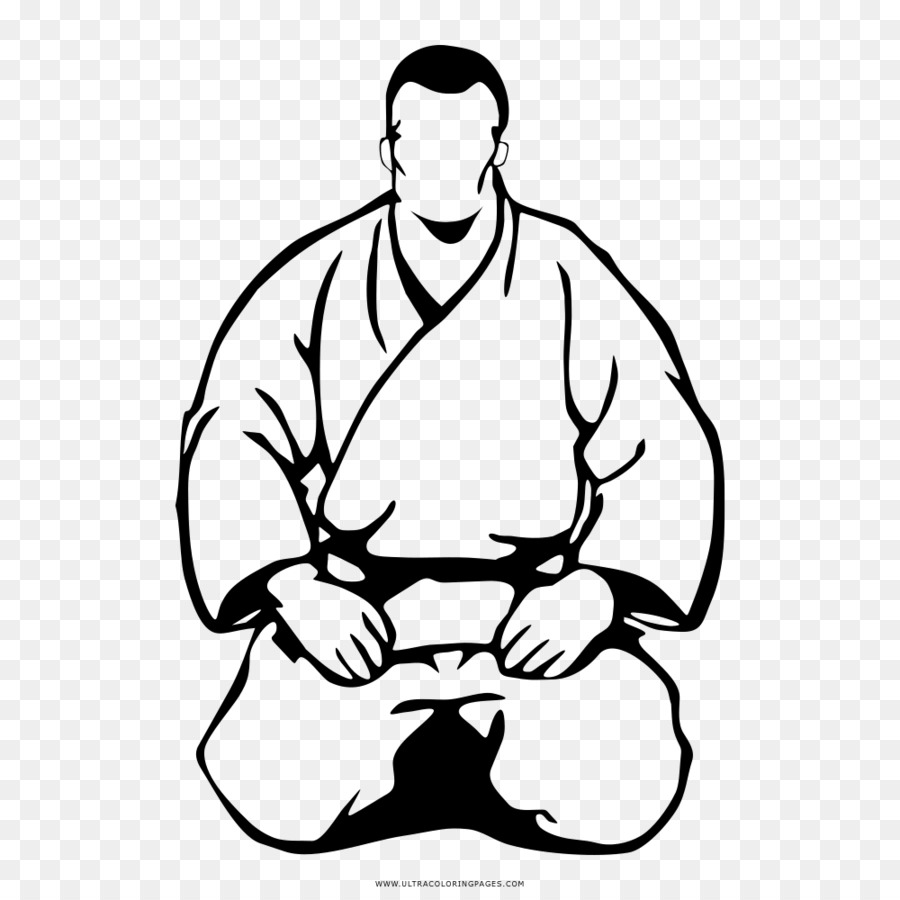 desenho livro de colorir judo png transparente grátis