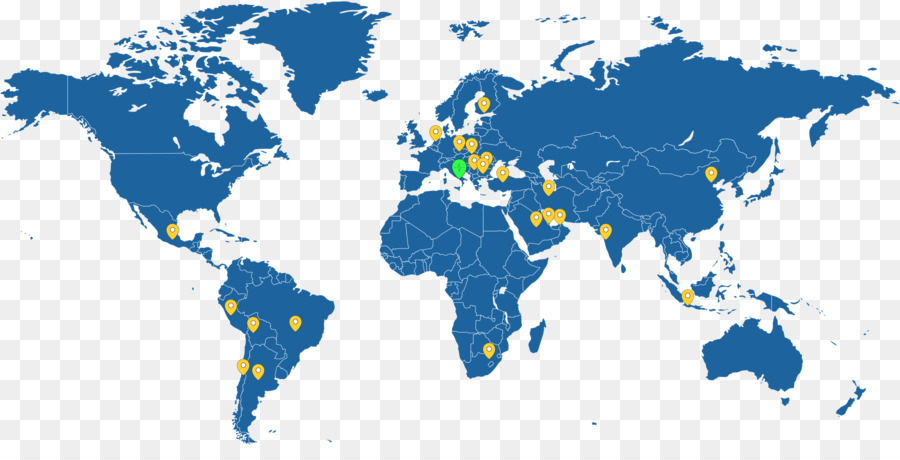 Mapa Mundial，Continentes PNG