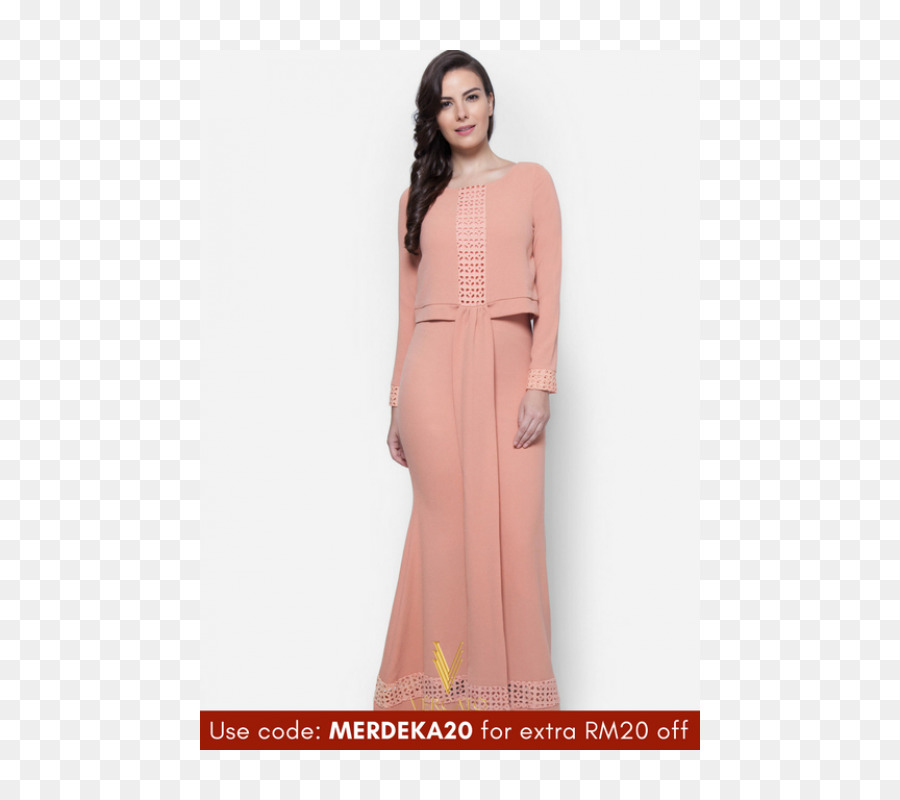 Vestido Marrom，Moda PNG