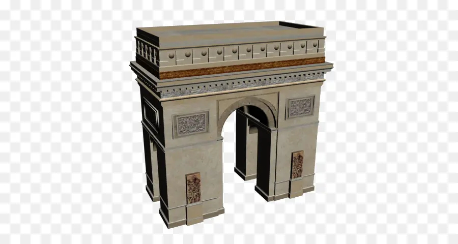 O Arco Do Triunfo，Renderização PNG