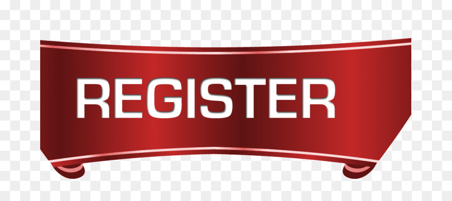 Registrar Banner，Vermelho PNG