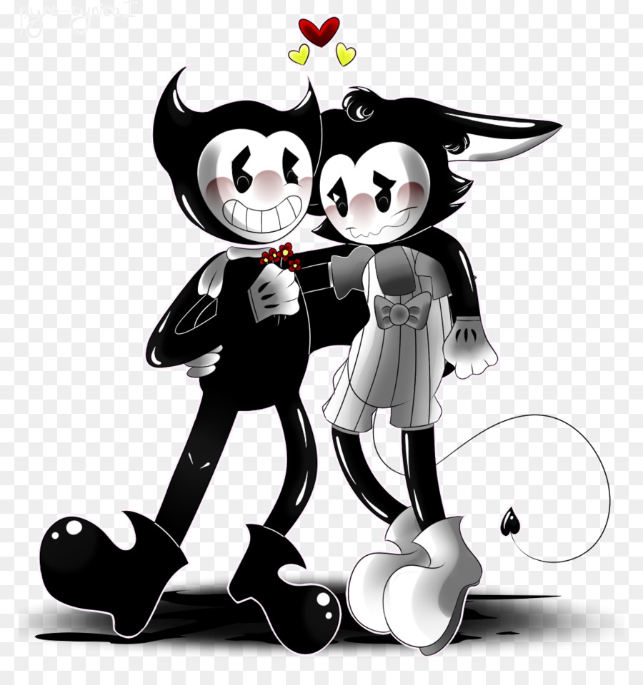 Bendy E A Tinta Da Máquina，Fã De Arte PNG