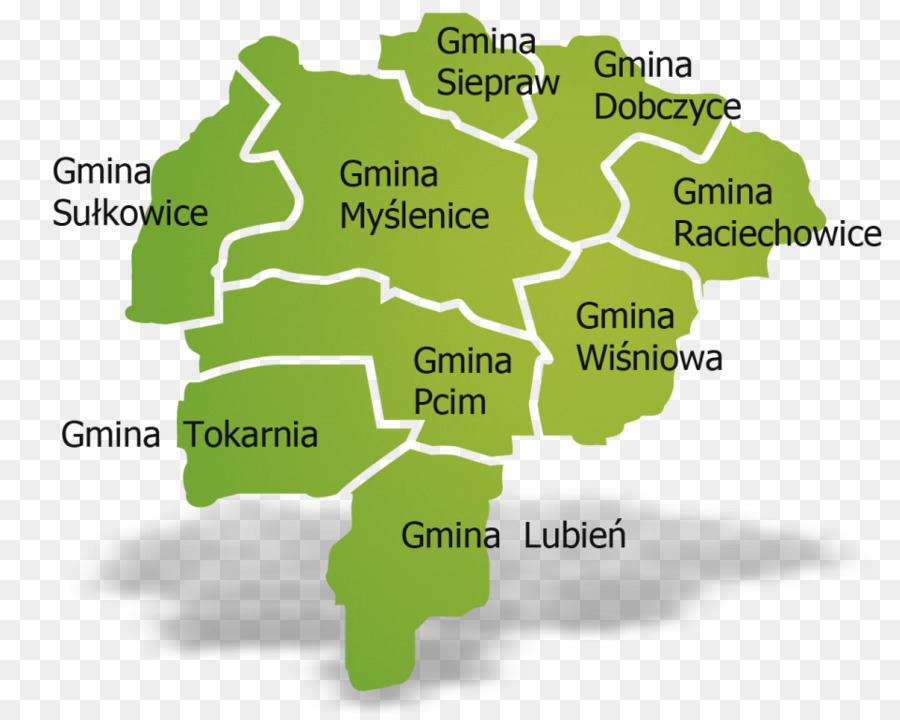 O Município De Dobczyce，Mapa PNG
