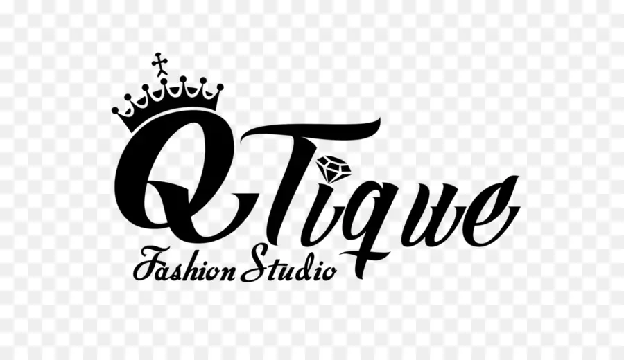 Qtique Fashion Studio Logo，Marca PNG