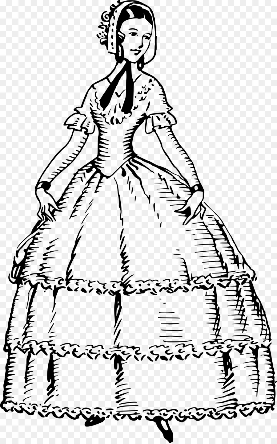 Mulher De Vestido，Histórico PNG