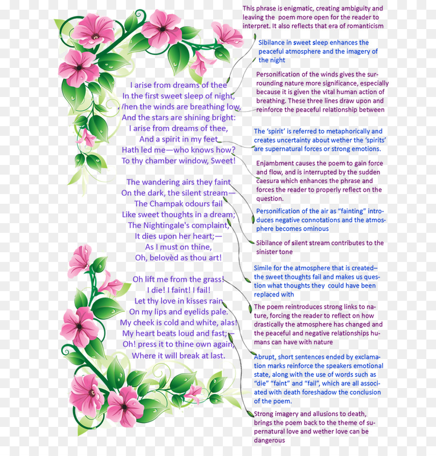 Poema Com Flores，Literatura PNG