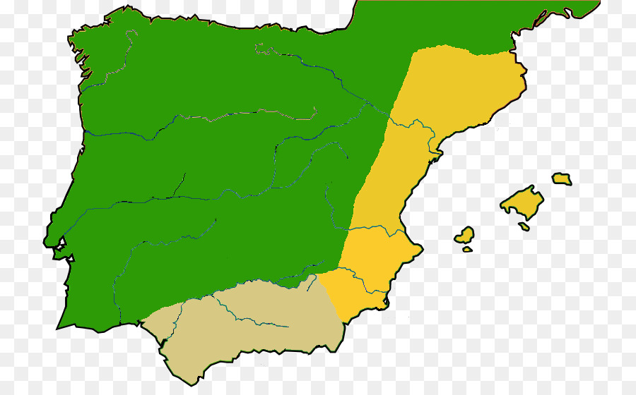 Mapa De Espanha E Portugal，Península Ibérica PNG