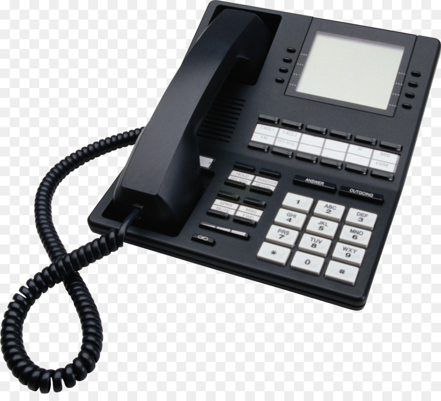 Telefone Preto Do Escritório，Telefone PNG