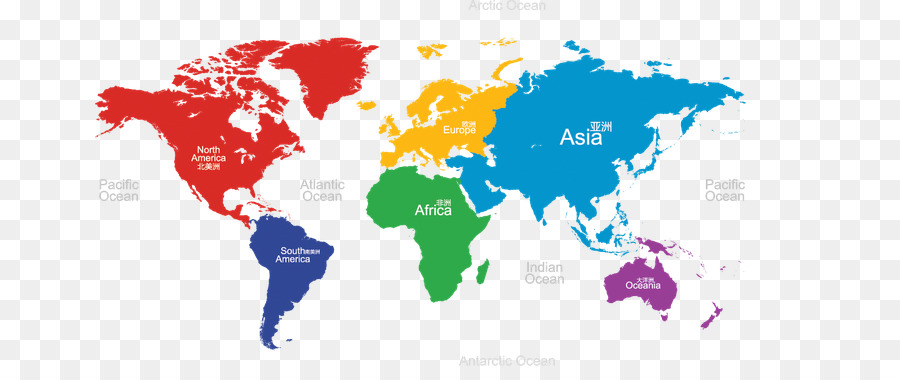 Mundo，World Map PNG