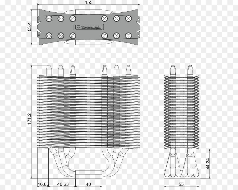 Thermalright True Spirit 140 Poder，Thermalright PNG