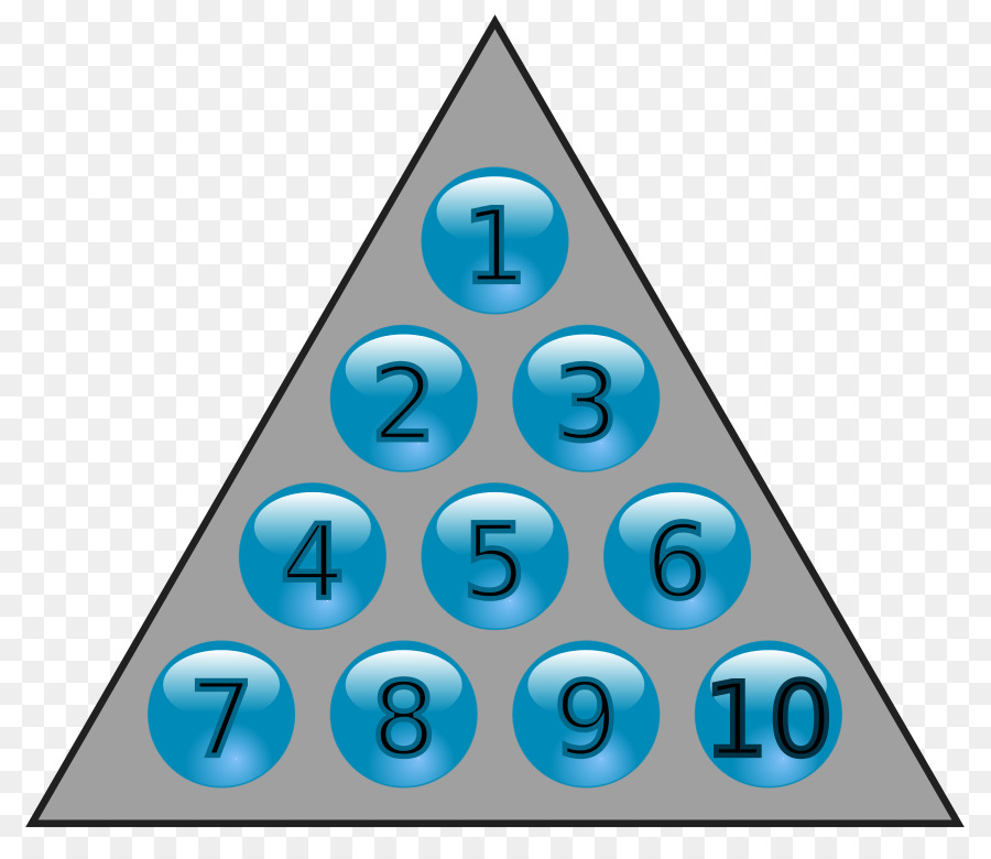 Número Triangular，Triângulo PNG