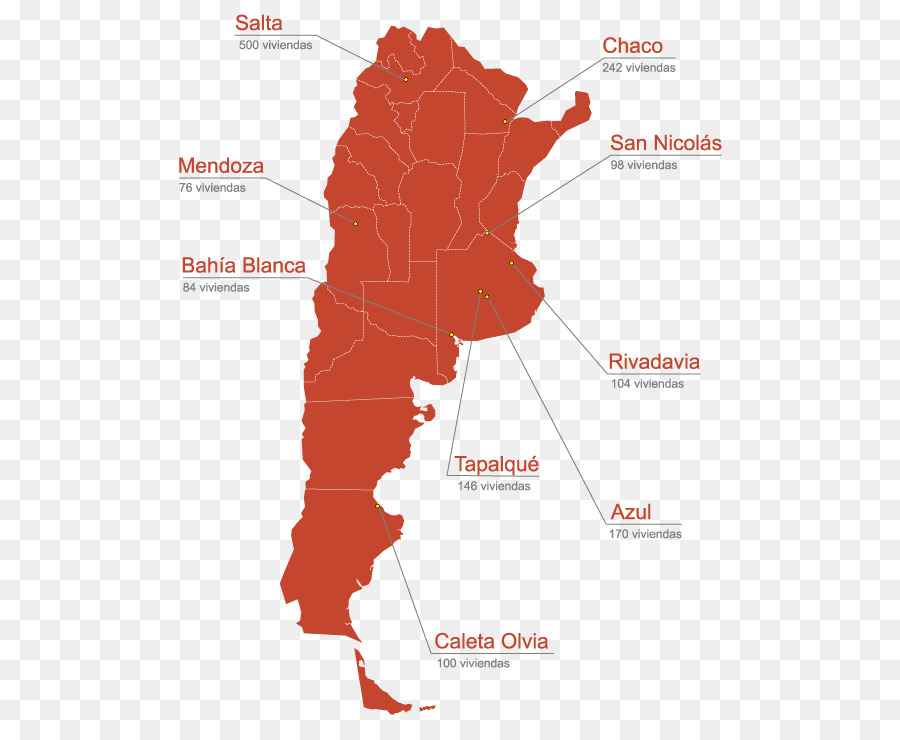 Mapa Da Argentina，Regiões PNG