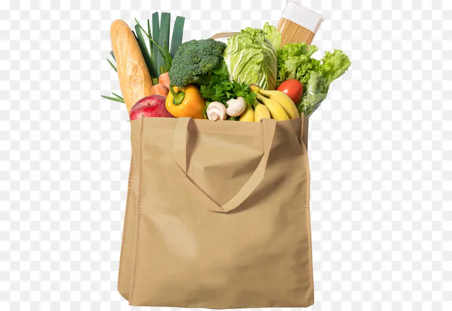 Sacola De Compras，Vegetais PNG