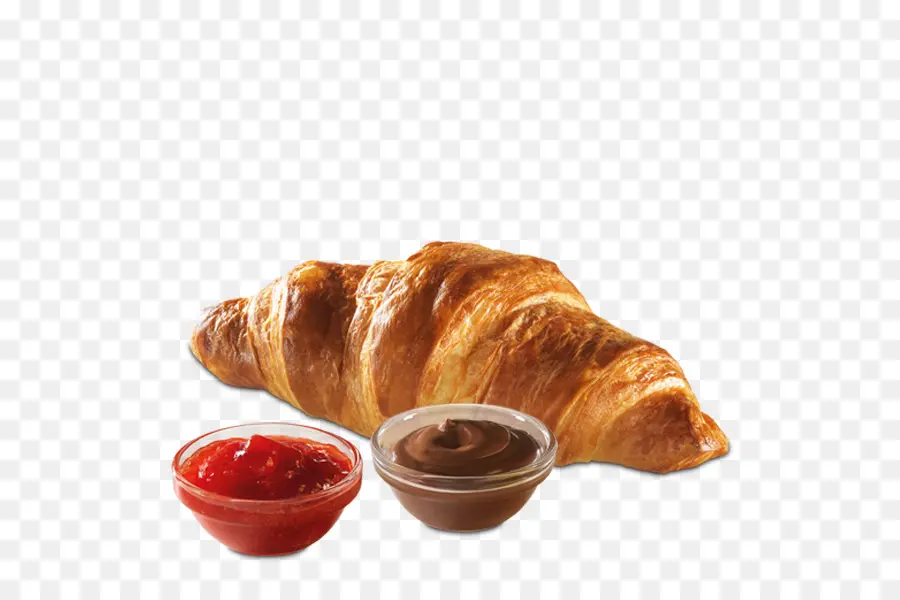 Croissant，Dinamarquês Pastelaria PNG