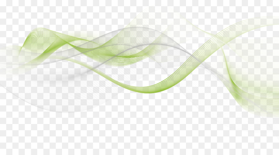 Ondas Coloridas，Verde PNG