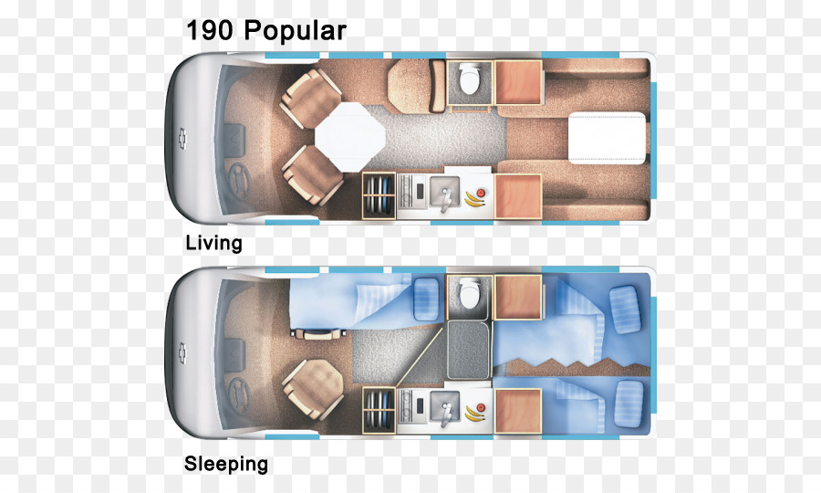 Layout De Trailer，Autocaravana PNG