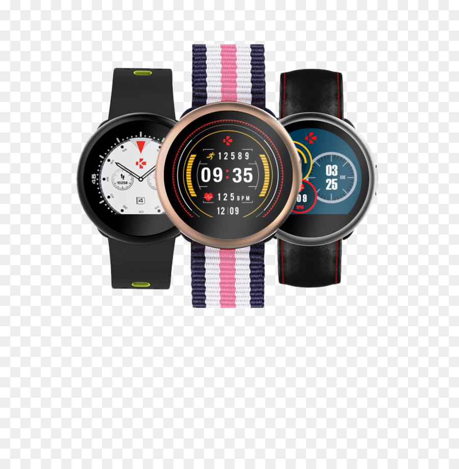 Assistir，Mykronoz Zeround2hr Smartwatch 45mm Escovado Preto PNG