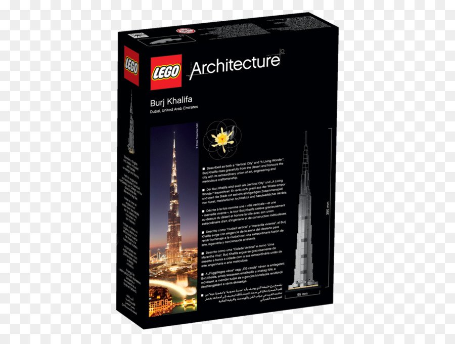 Lego Burj Khalifa，Arquitetura PNG