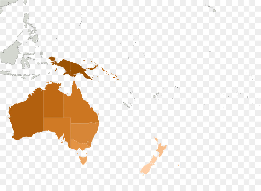 Oceania，Mapa PNG