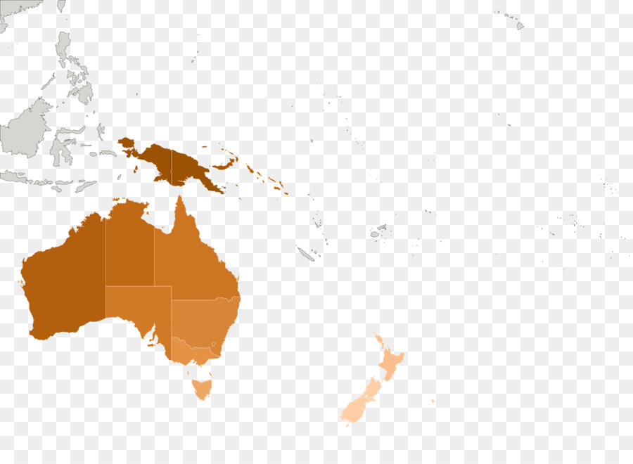 Mapa Da Oceania，Austrália PNG