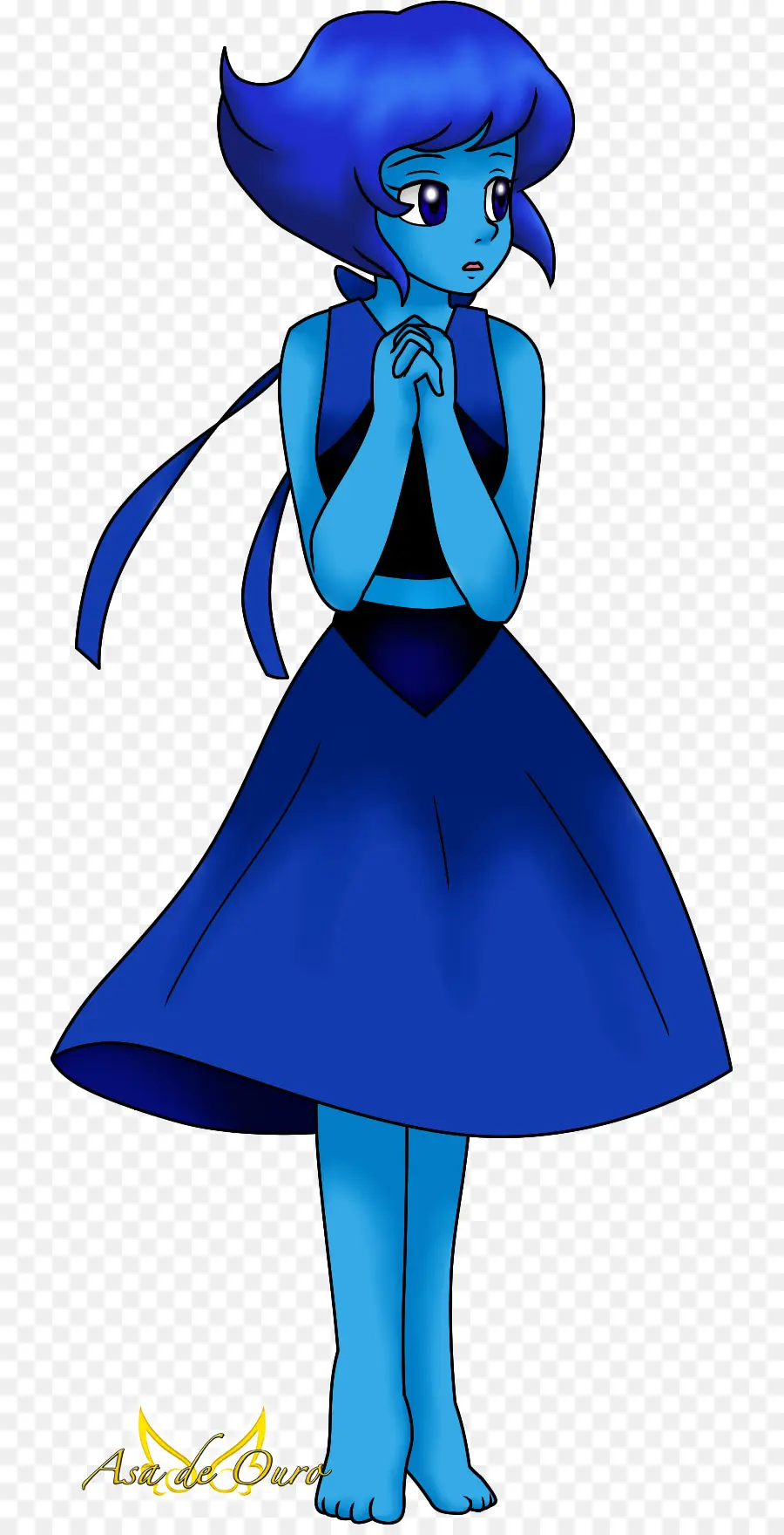 Personagem Azul，Animado PNG