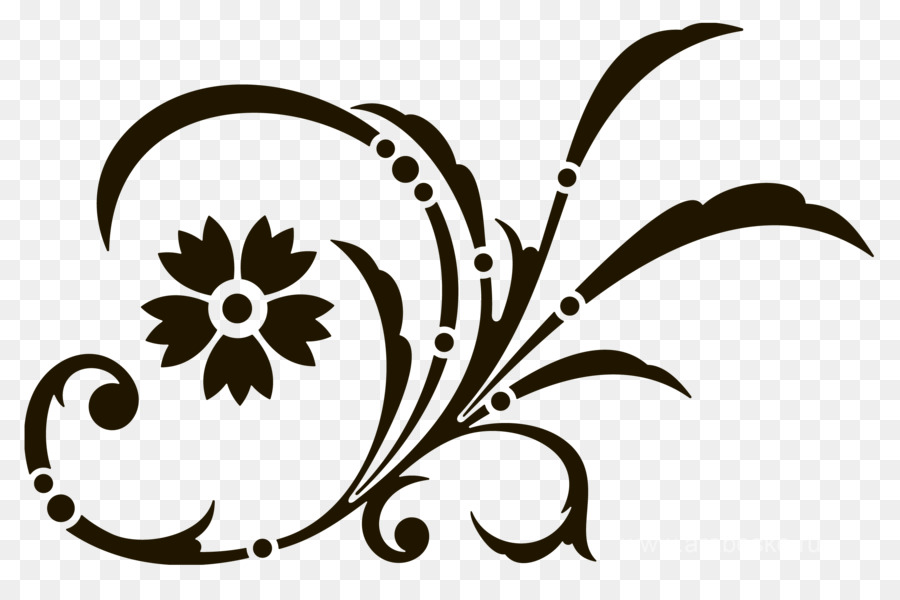 Doodle Floral，Flor PNG