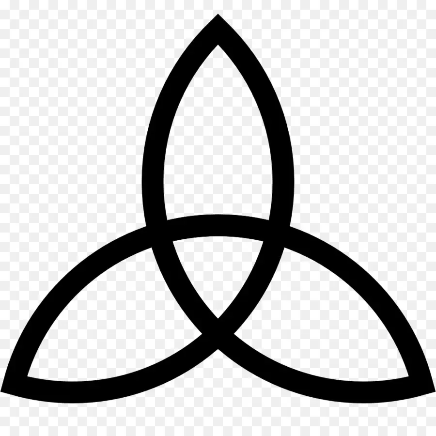 Triquetra，Preto PNG