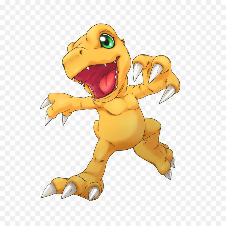 Dinossauro Amarelo，Desenho Animado PNG