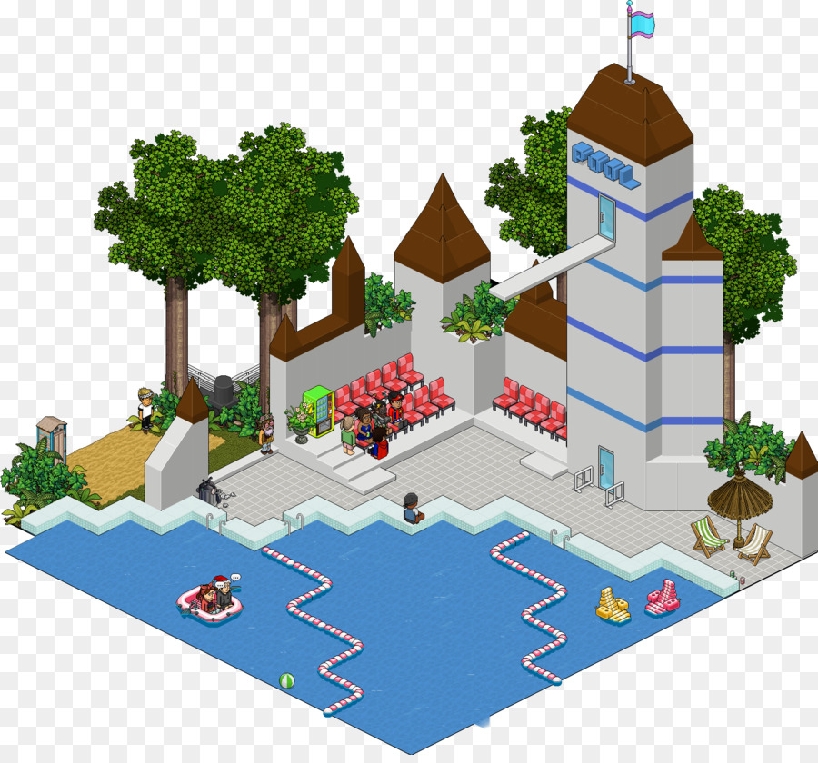 Piscina De Pixel Art，Piscina PNG