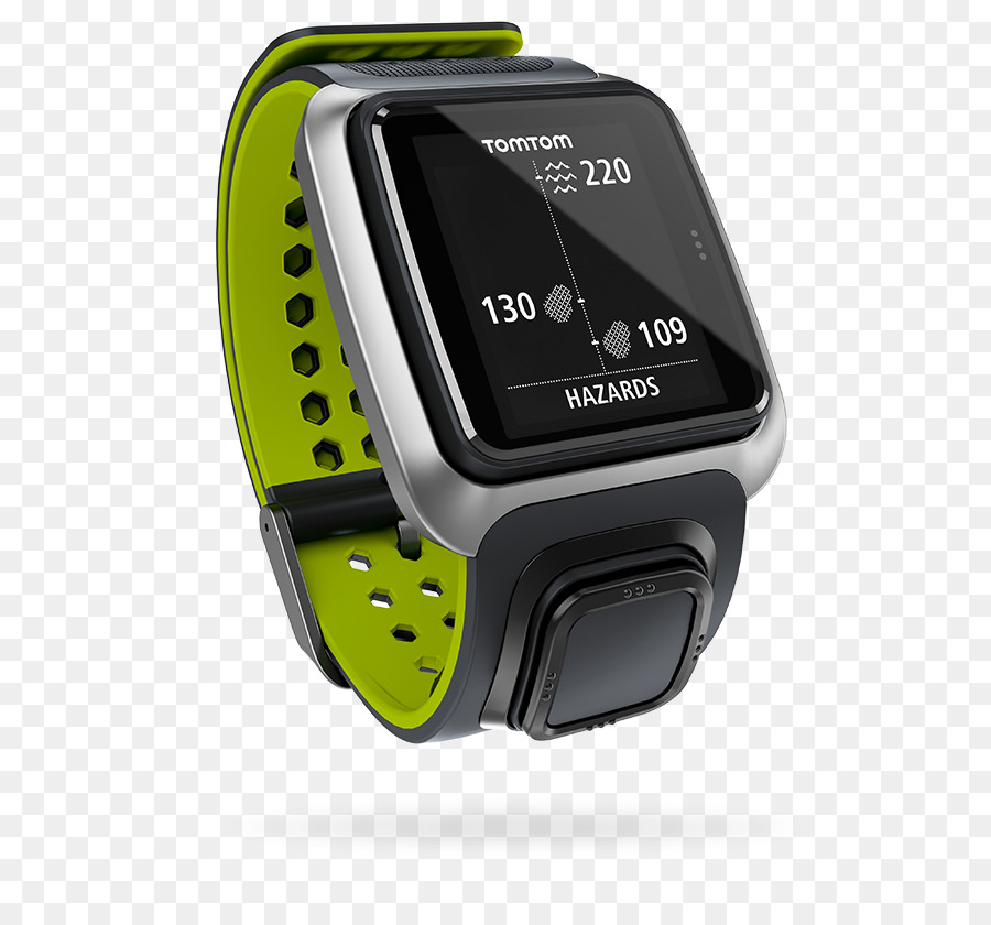 Smartwatch Preto E Verde，Vestível PNG