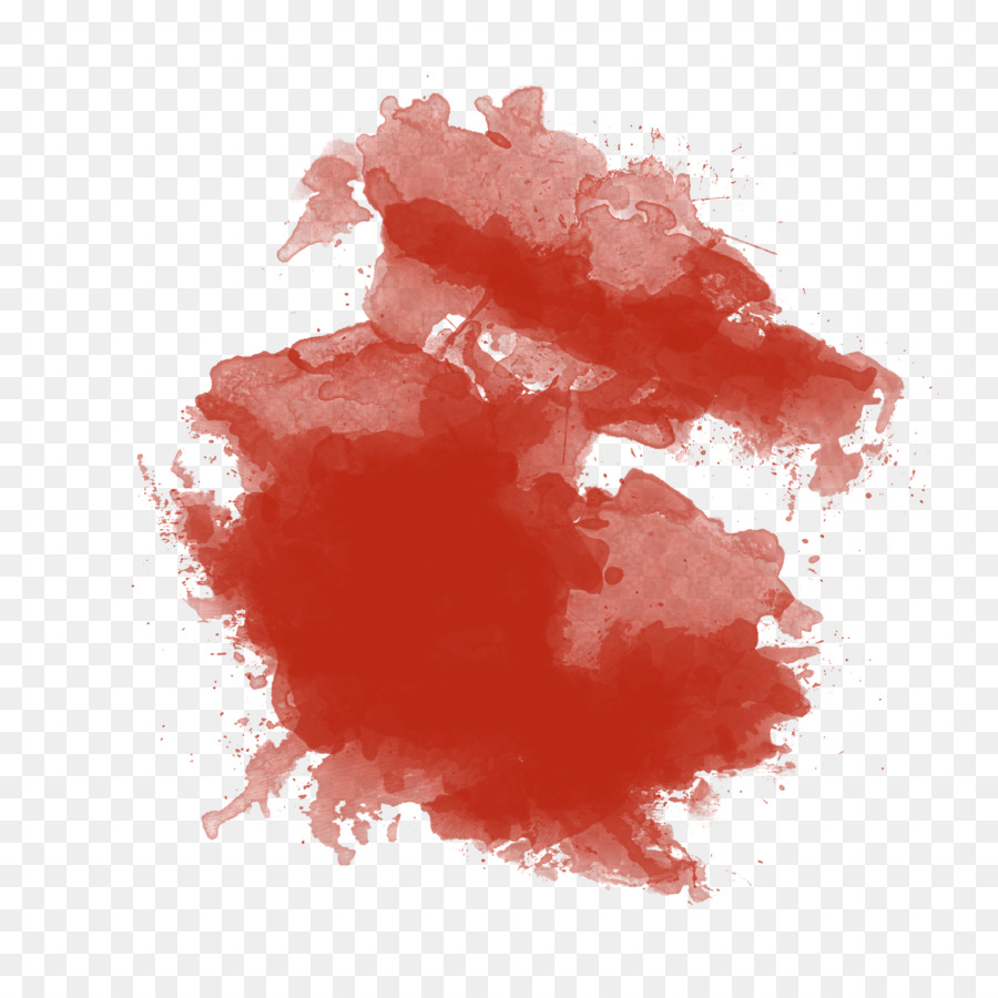 Respingo De Tinta Vermelha，Cor PNG