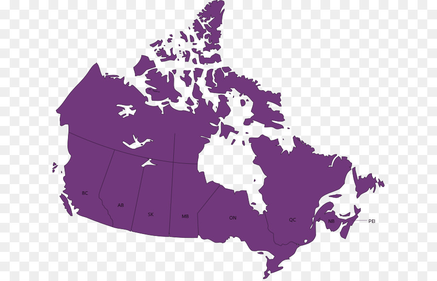 Canadá，Províncias E Territórios Do Canadá PNG