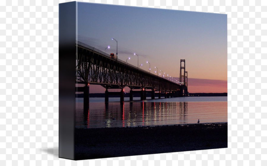 Mackinac Bridge，Mackinac County Michigan PNG