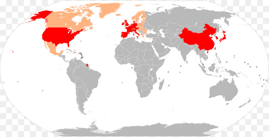 Mapa Mundial，Países PNG