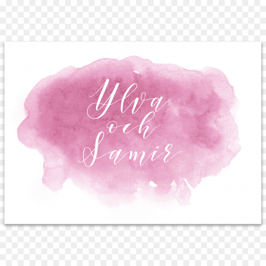 Texto Aquarela Rosa，Aquarela PNG