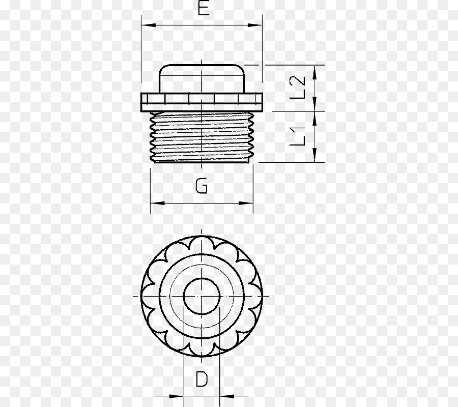 Desenho Técnico，Iso Métrica Rosca PNG